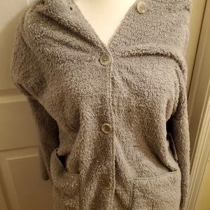 Jessica Simpson Cozy Gray Button-Up Cardigan